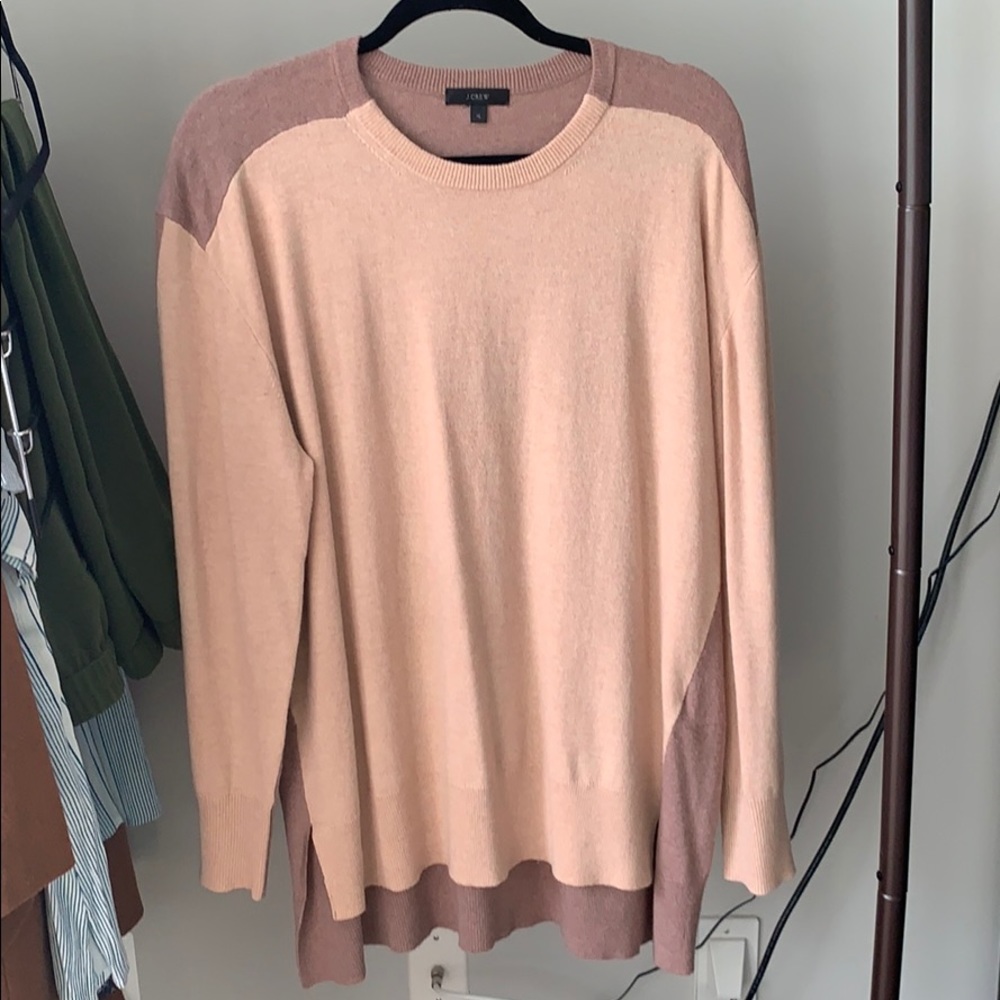 JCrew Two Tone Wool Blend Sweater
